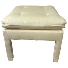 Vintage Square Billy Baldwin Pillow Top Ottoman