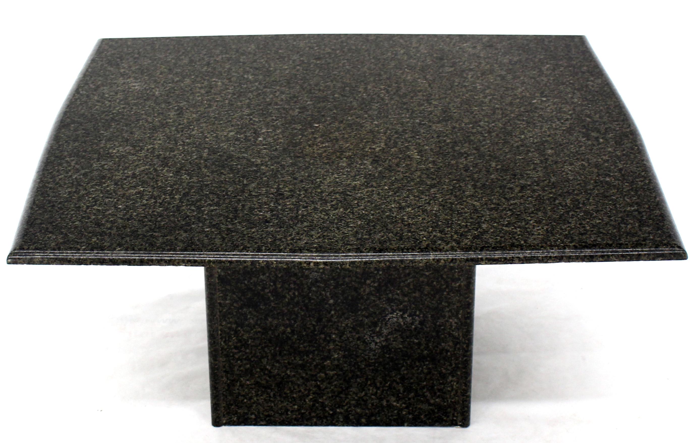 black granite table