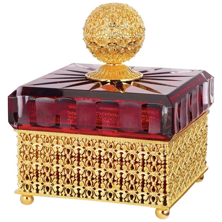 Square Box with Lid For Sale at 1stdibs