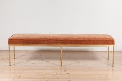 Square Brass Bench by Lawson-Fenning