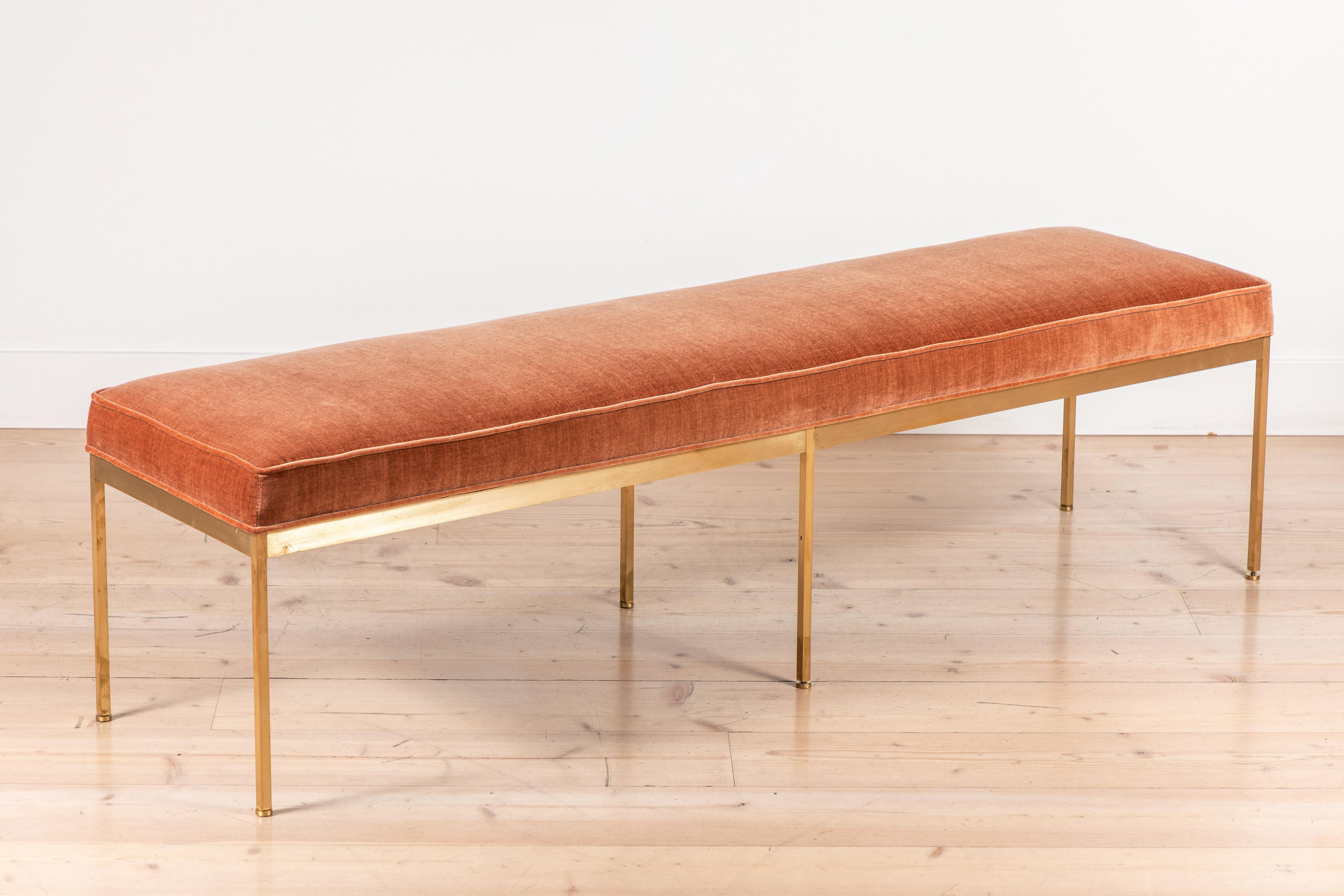 Square Brass Bench by Lawson-Fenning In New Condition In Los Angeles, CA