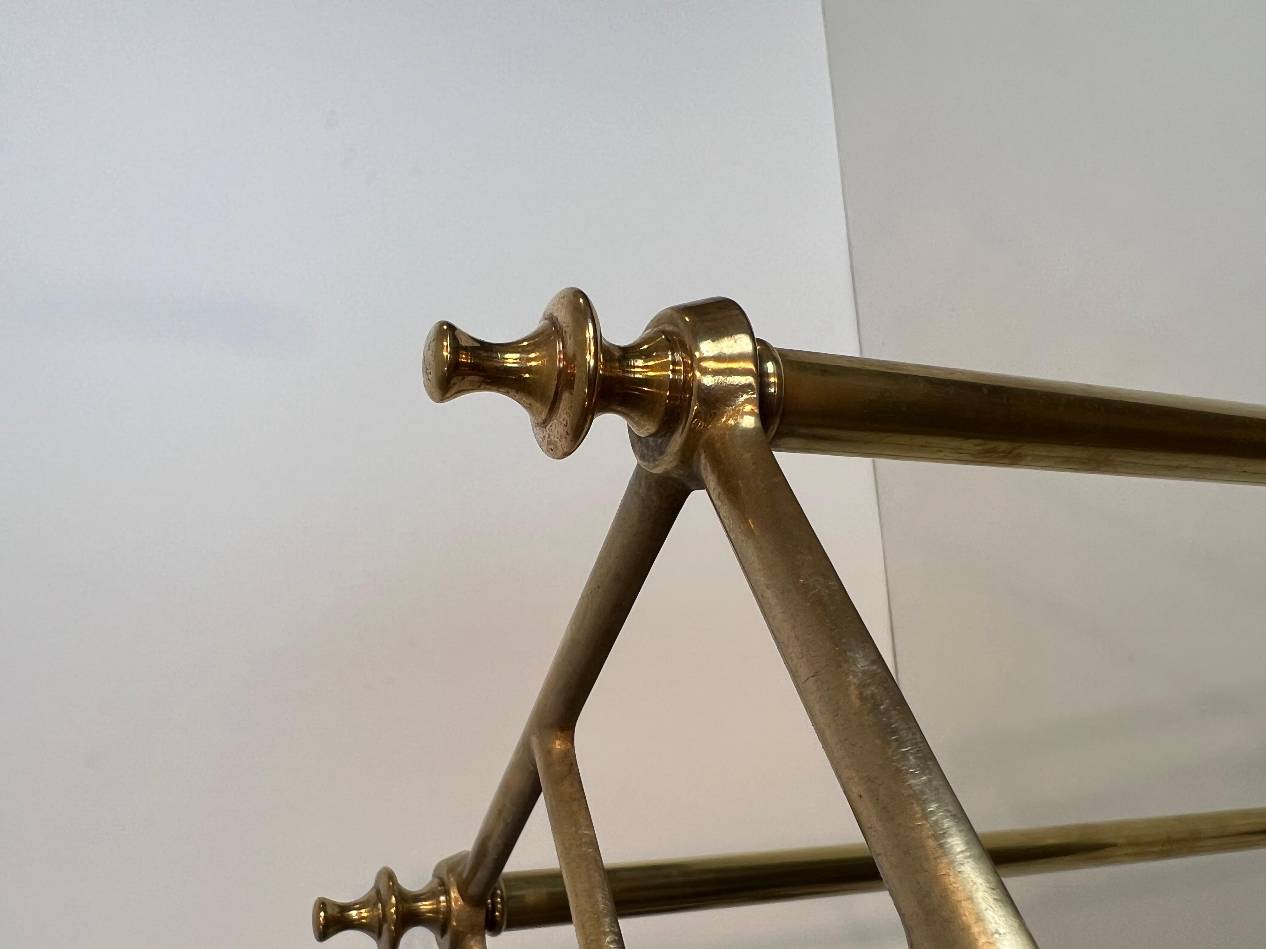 Inizio XX secolo Portaombrelli quadrato in ottone in vendita