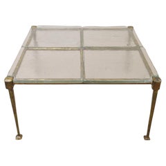 mesa cuadrada de bronce de Lothar Klute