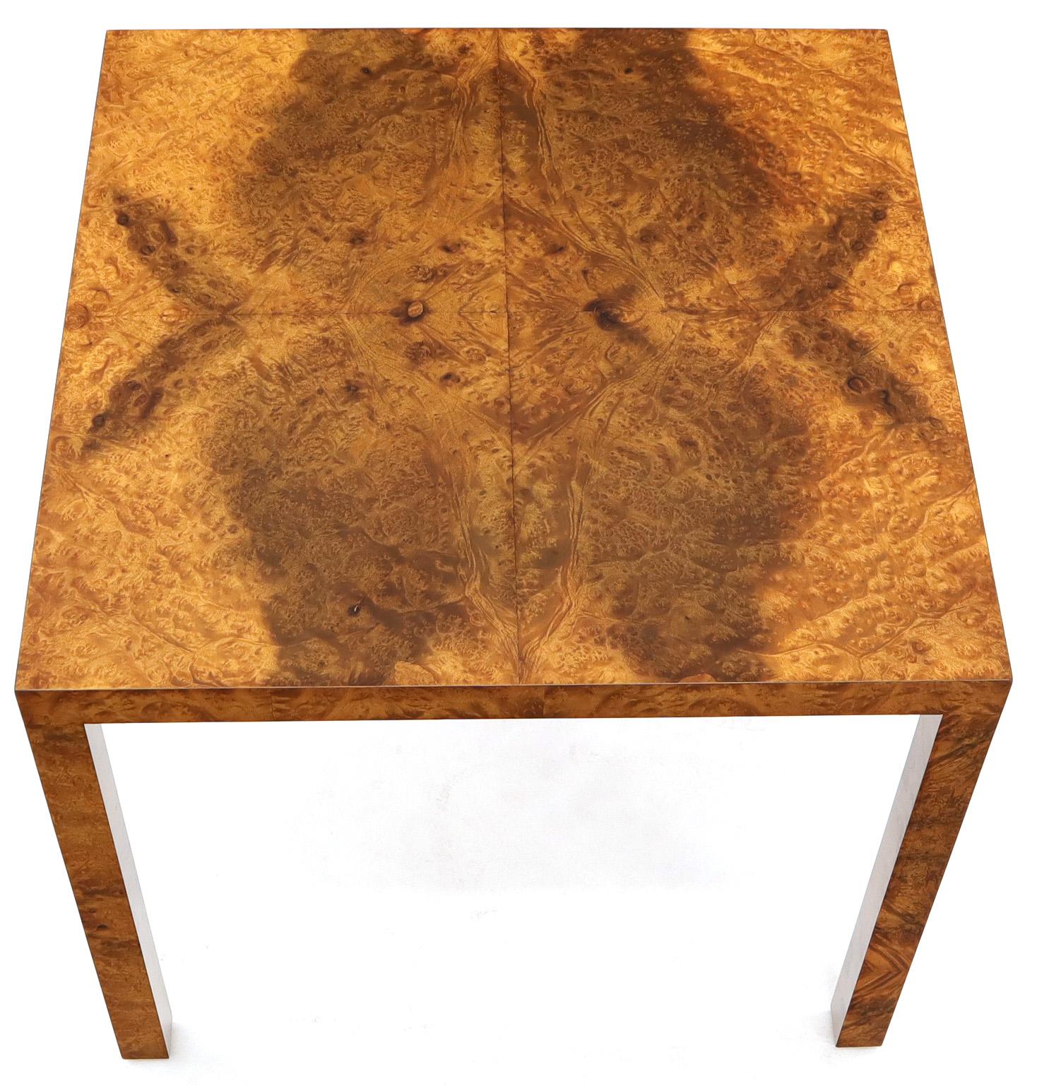 burl game table