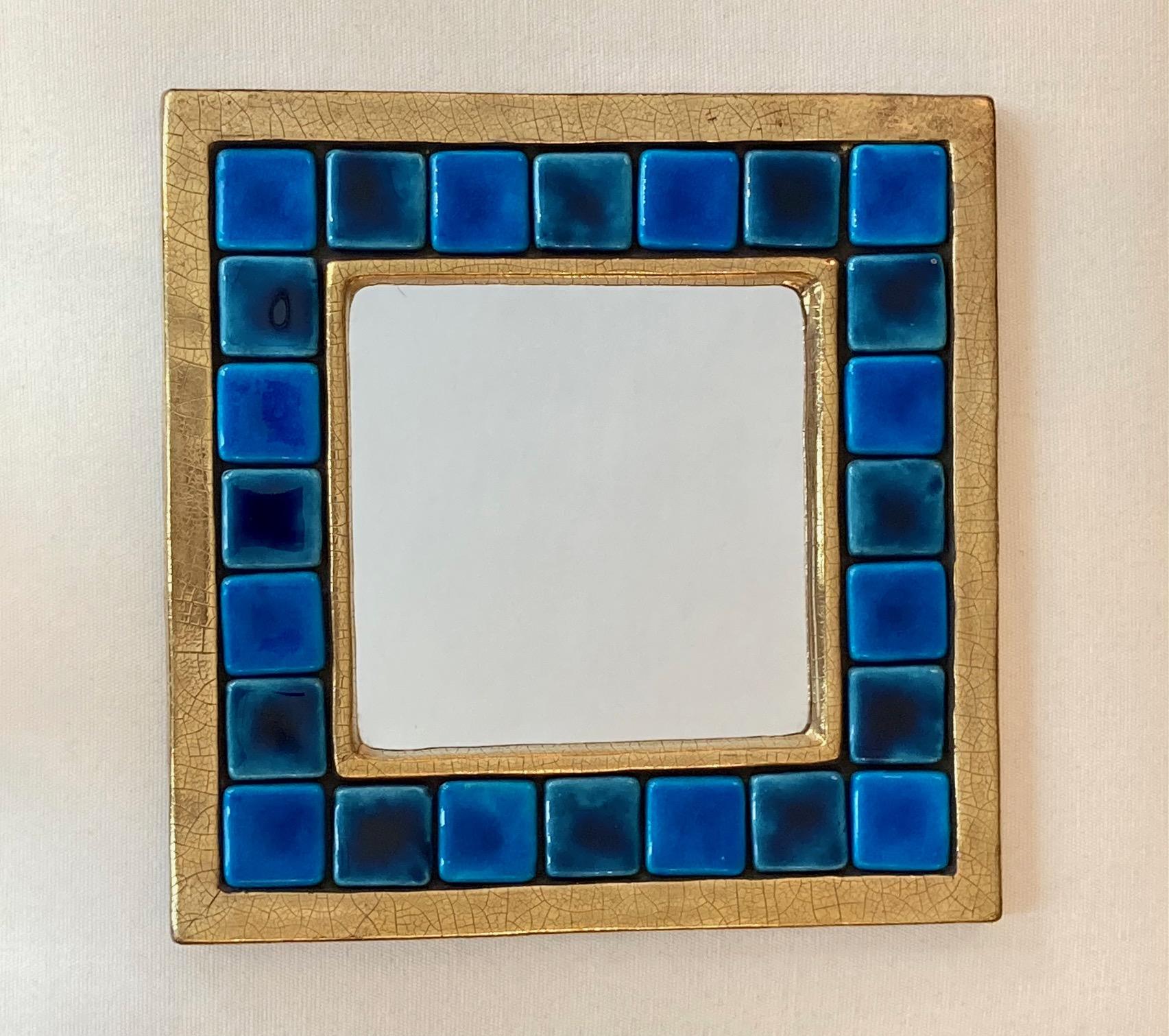 Square Ceramic Mirror by Mithé Espelt 2