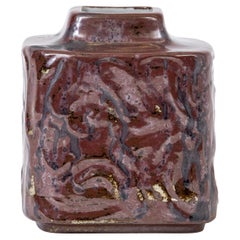 Square Ceramic Vase by Desire Stenj, Denmark, 1960s