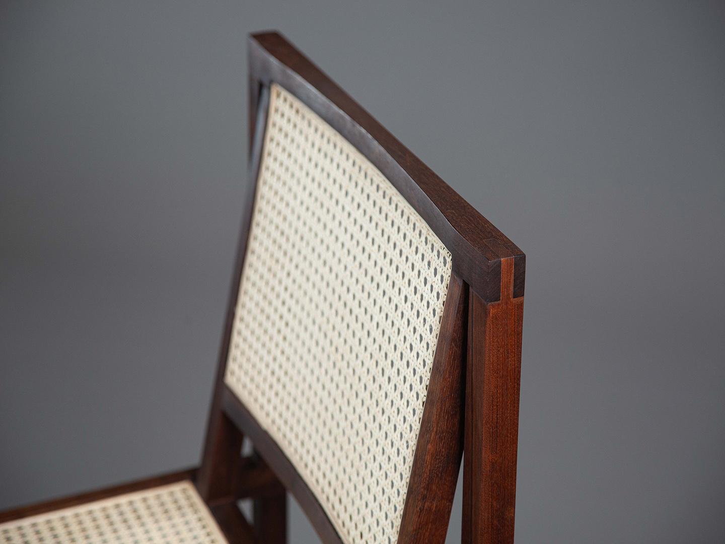 Modern The Square Chair. Produced with Solid Wood Using Mortise and Tenon Joinery.  For Sale