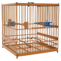 Square Chinese Bamboo Birdcage