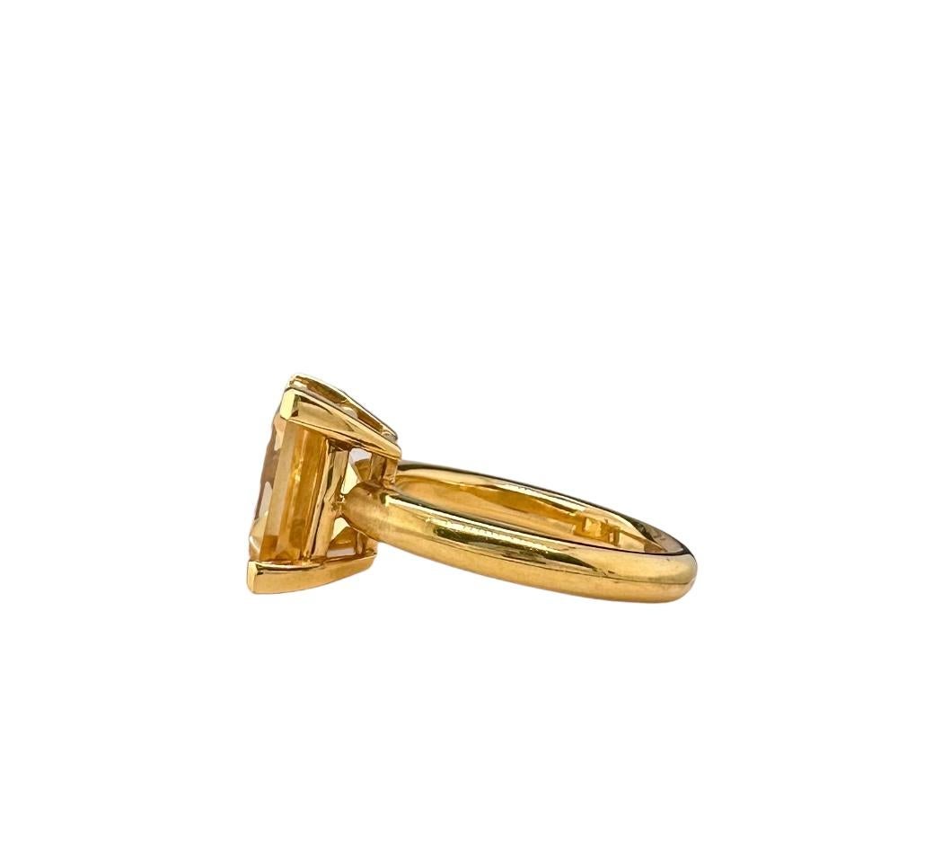 7.42ct Square Citrine Ring set in 18ct yellow gold.

The perfect party piece to make a sophisticated statement.