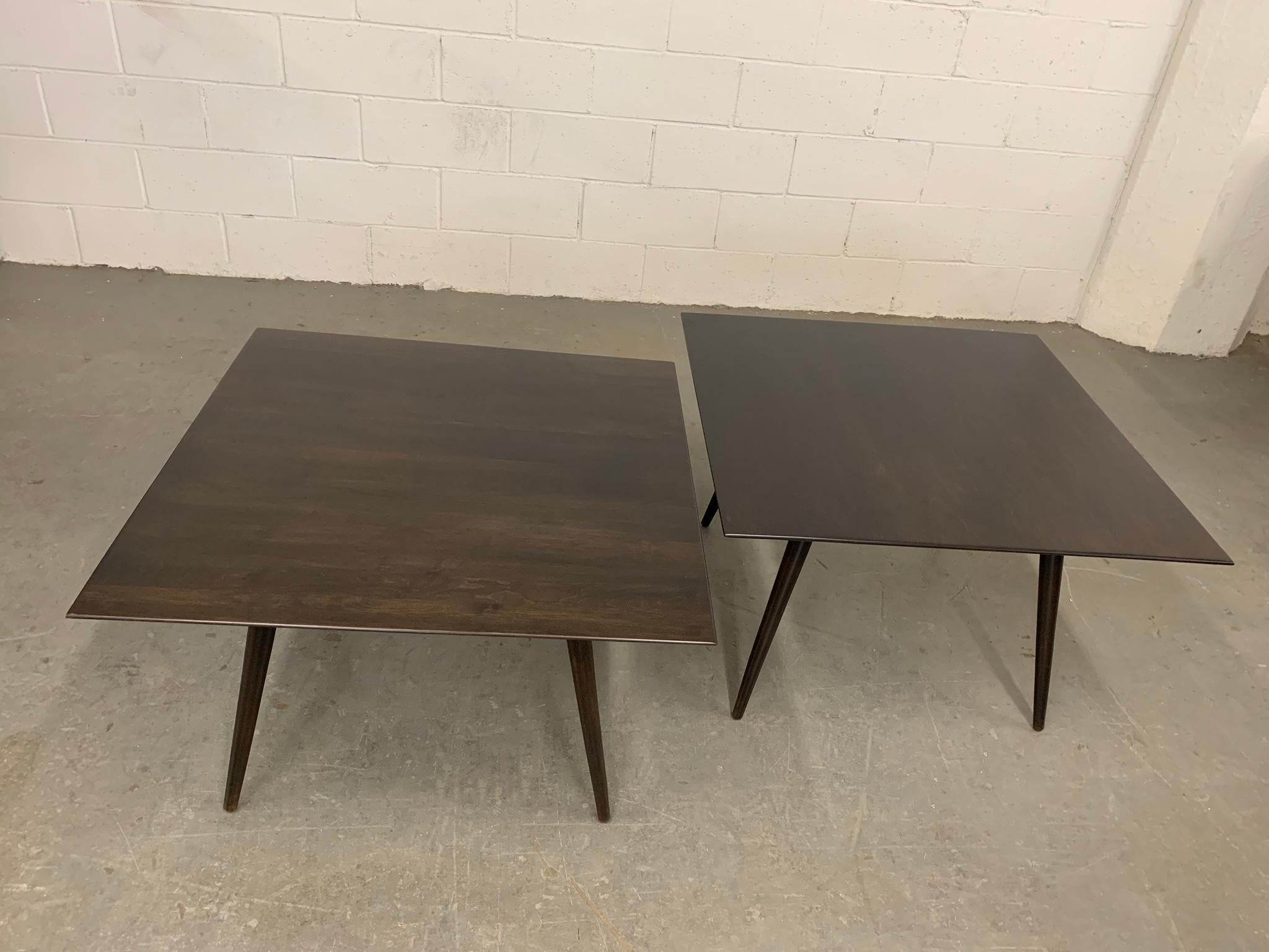 20th Century Square Coffee Side Tables by Paul McCobb Planner Group for Winchendon For Sale