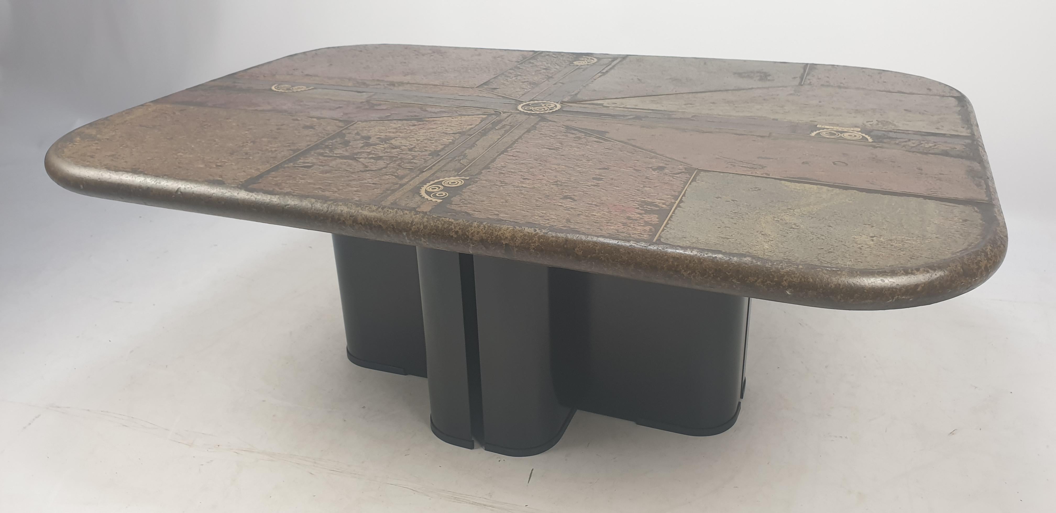 Mosaic Square Coffee Table by Marcus Kingma, 1991