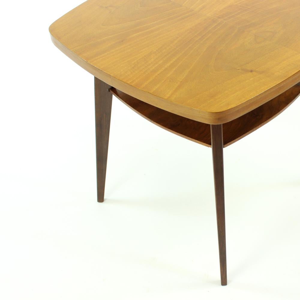 Square Coffee Table by Mier, Czechoslovakia, 1960s For Sale 1