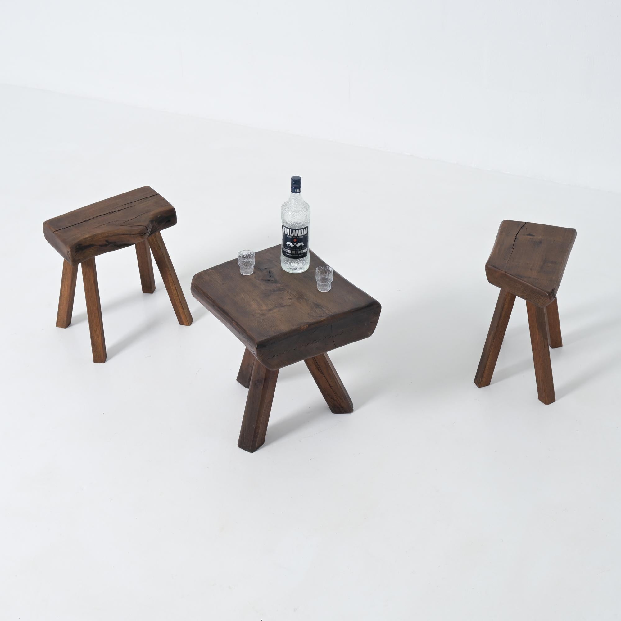 Milieu du XXe siècle Square Coffee Table by Mobichalet en vente