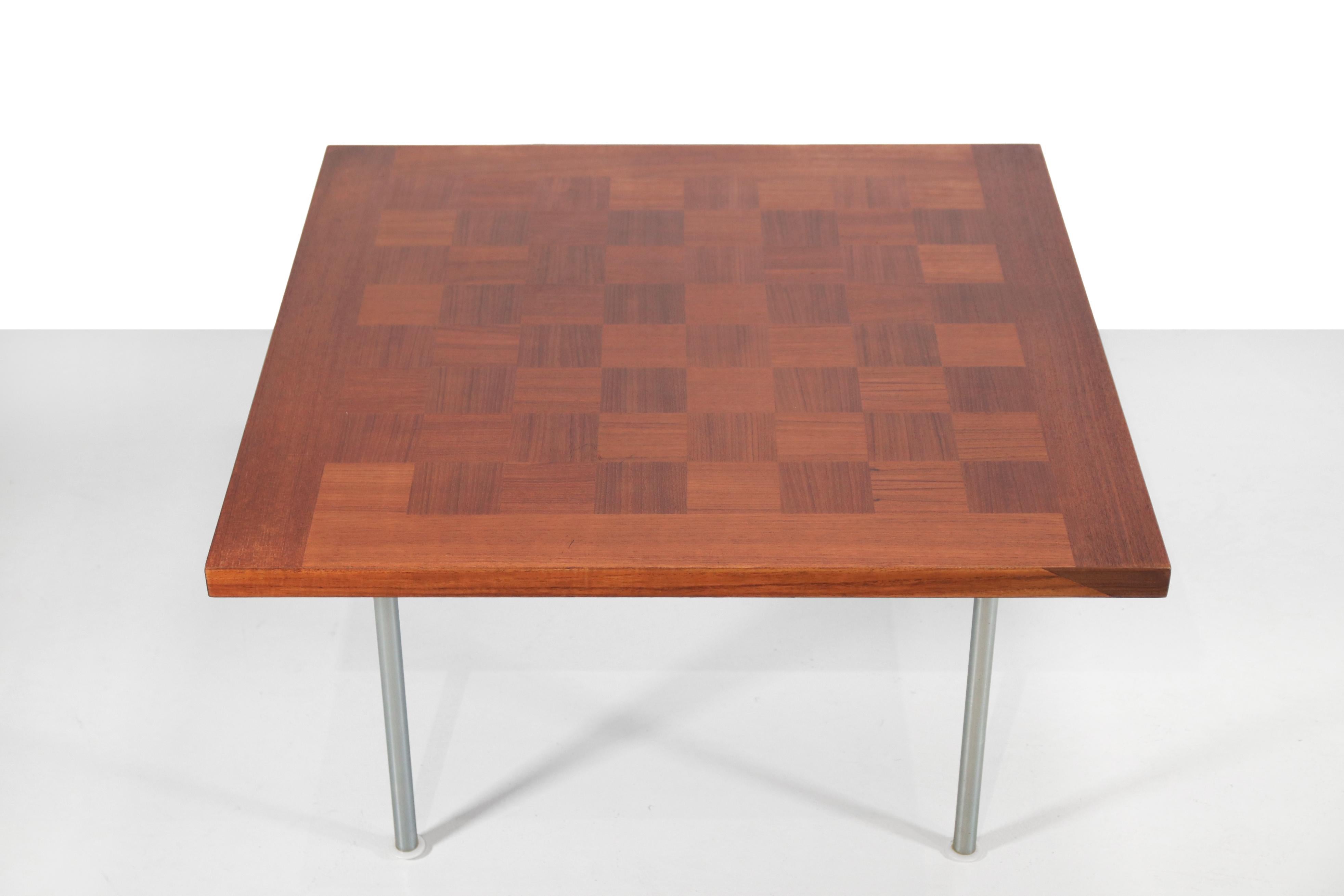 Danish Square Coffee Table by Poul Cadovius for France and Daverkosen
