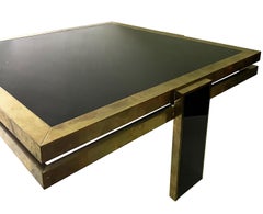 Square coffee table designed by Giacomo Sinopoli for Liwan's Rome, 1970's.