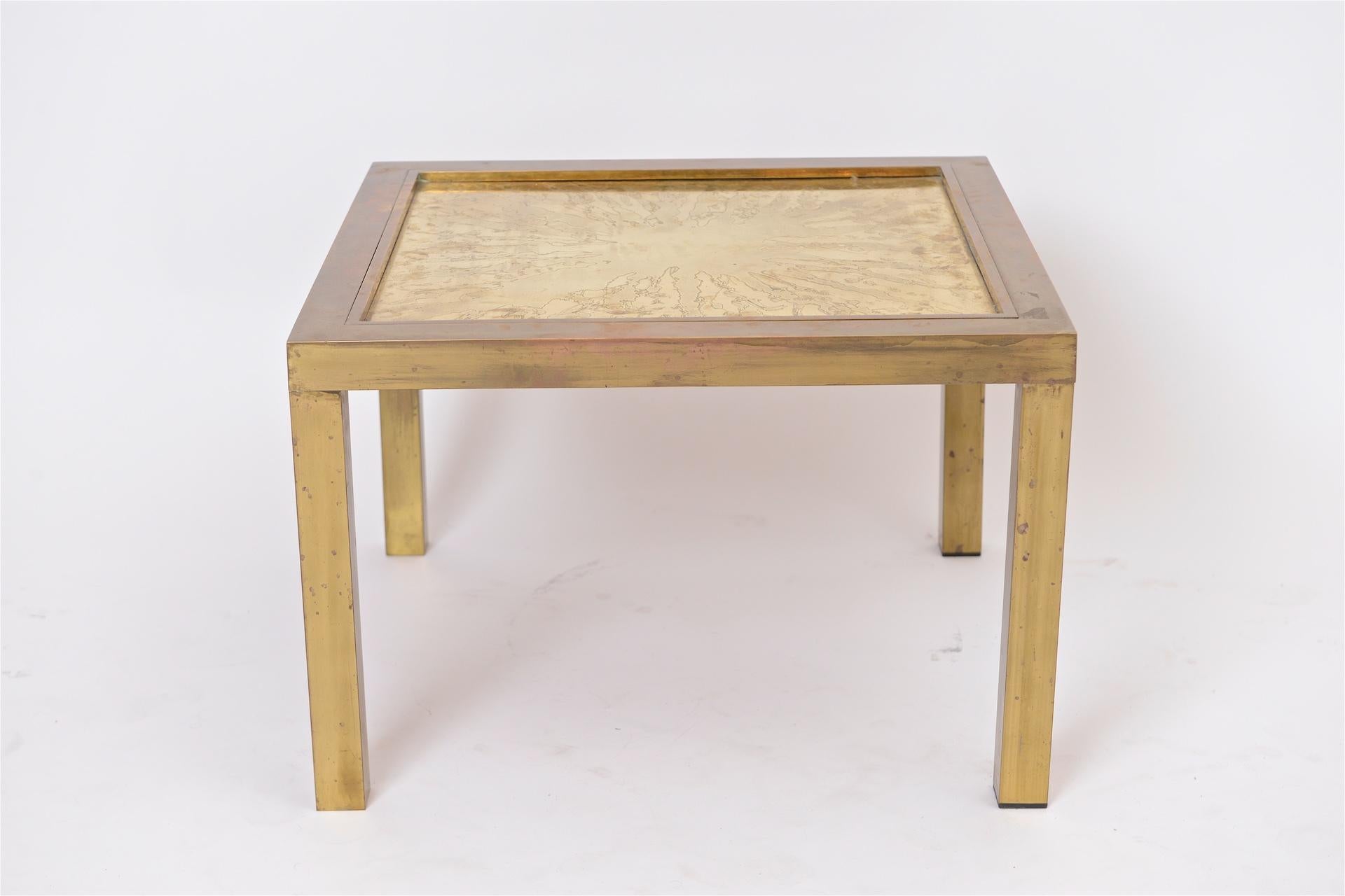 French Square Coffee Table For Sale