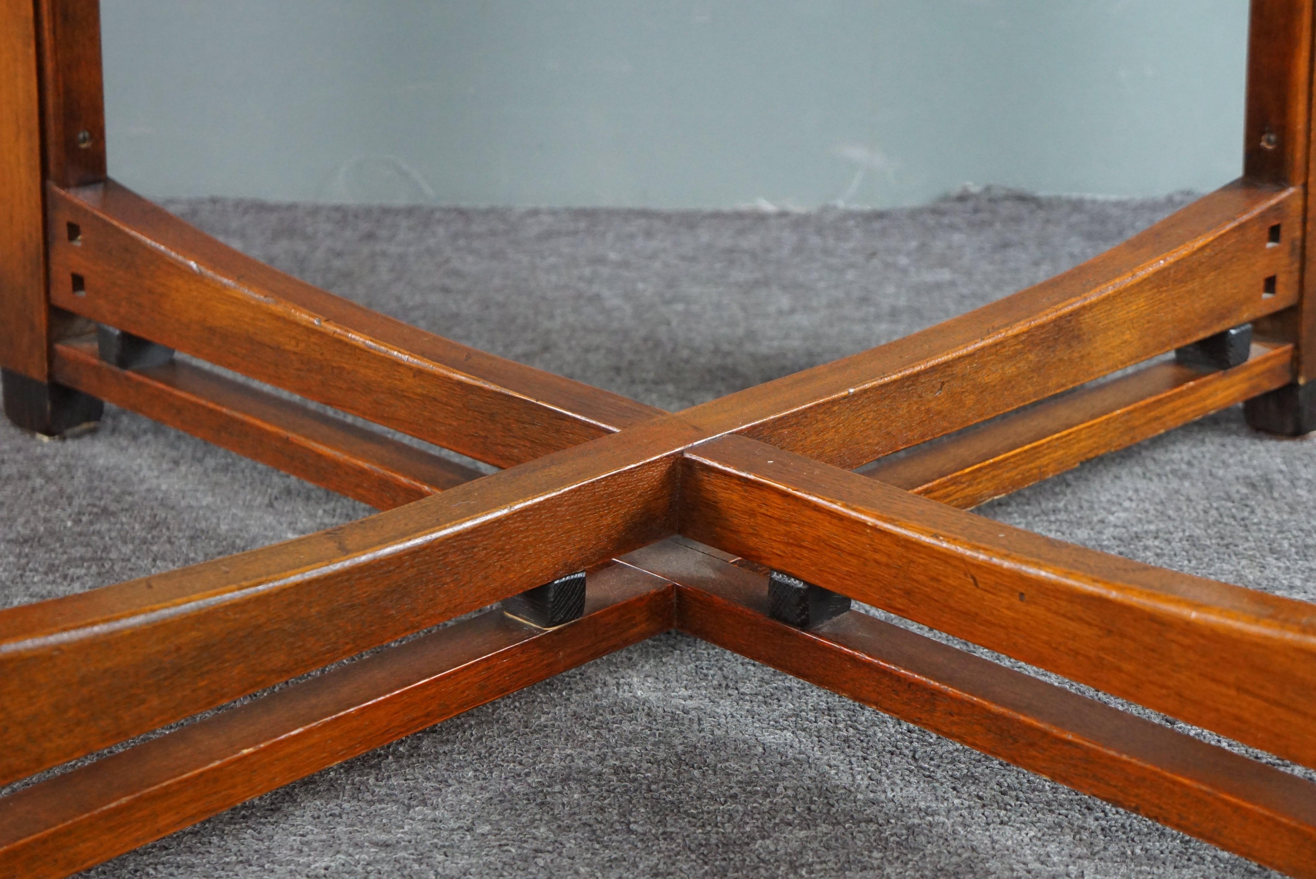 Square coffee table from Schuitema from the Jugendstil series For Sale 6