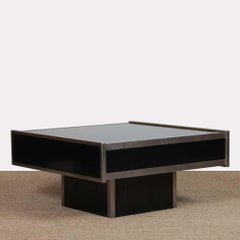 Square coffee table in the Willy Rizzo style, 1970s
