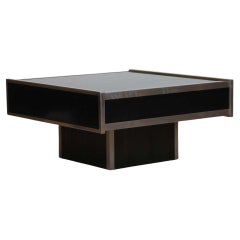 Square coffee table in the Willy Rizzo style, 1970s