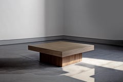 Square Coffee Table Made with Beautiful Oak Veneer Wood by Nono Furniture