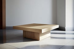Square Coffee Table Made with Beautiful Walnut Veneer Wood by Nono Furniture