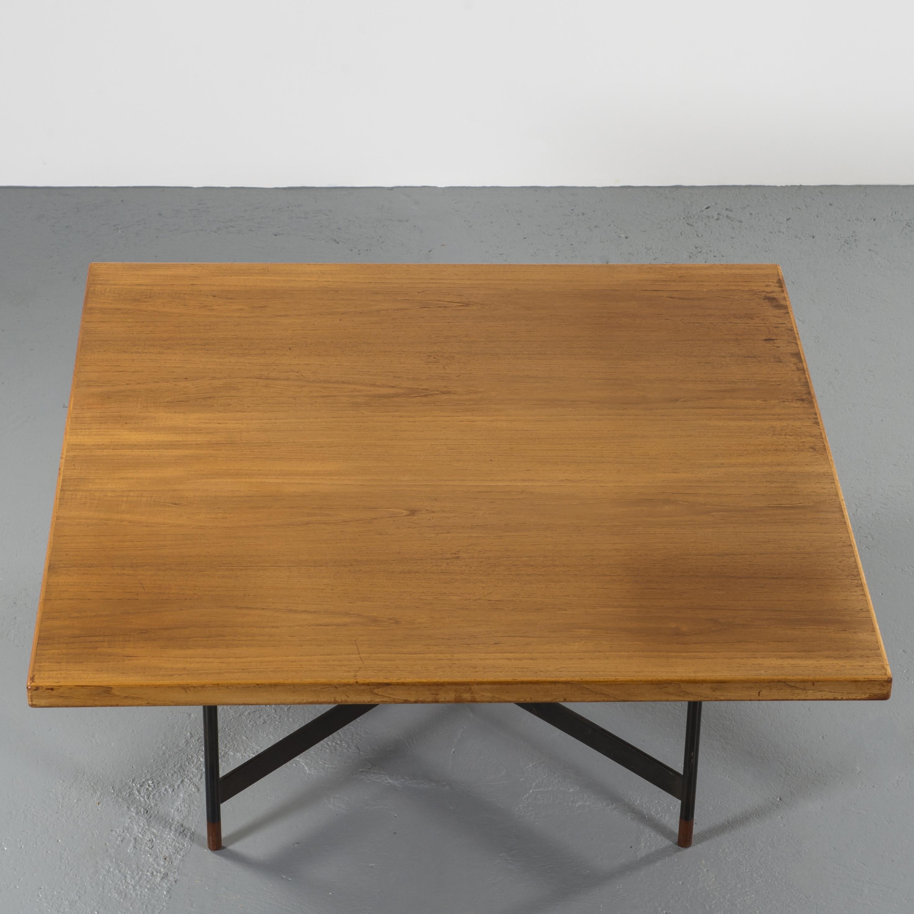 20th Century Square Coffee Table Model FJ57 by Finn Juhl, Vodder Edition