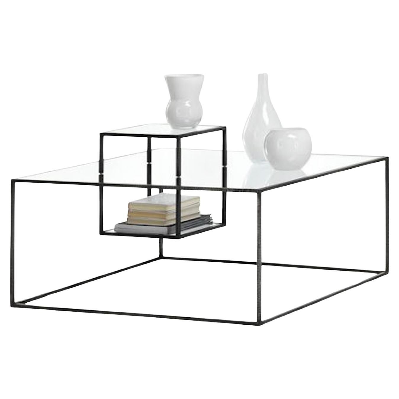 Square coffee table Mogg ILLUSIONI