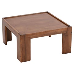 Quadratischer Couchtisch, signiert von Afra und Tobia Scarpa für Cassina, Italien 1960er Jahre