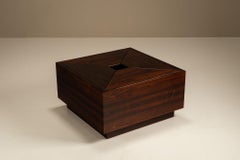 Square Coffee Table with Storage Space, Italy 1960s