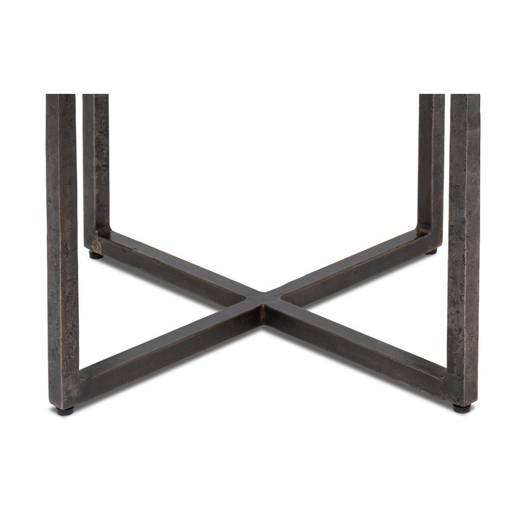 Square Contemporary End Table For Sale 4