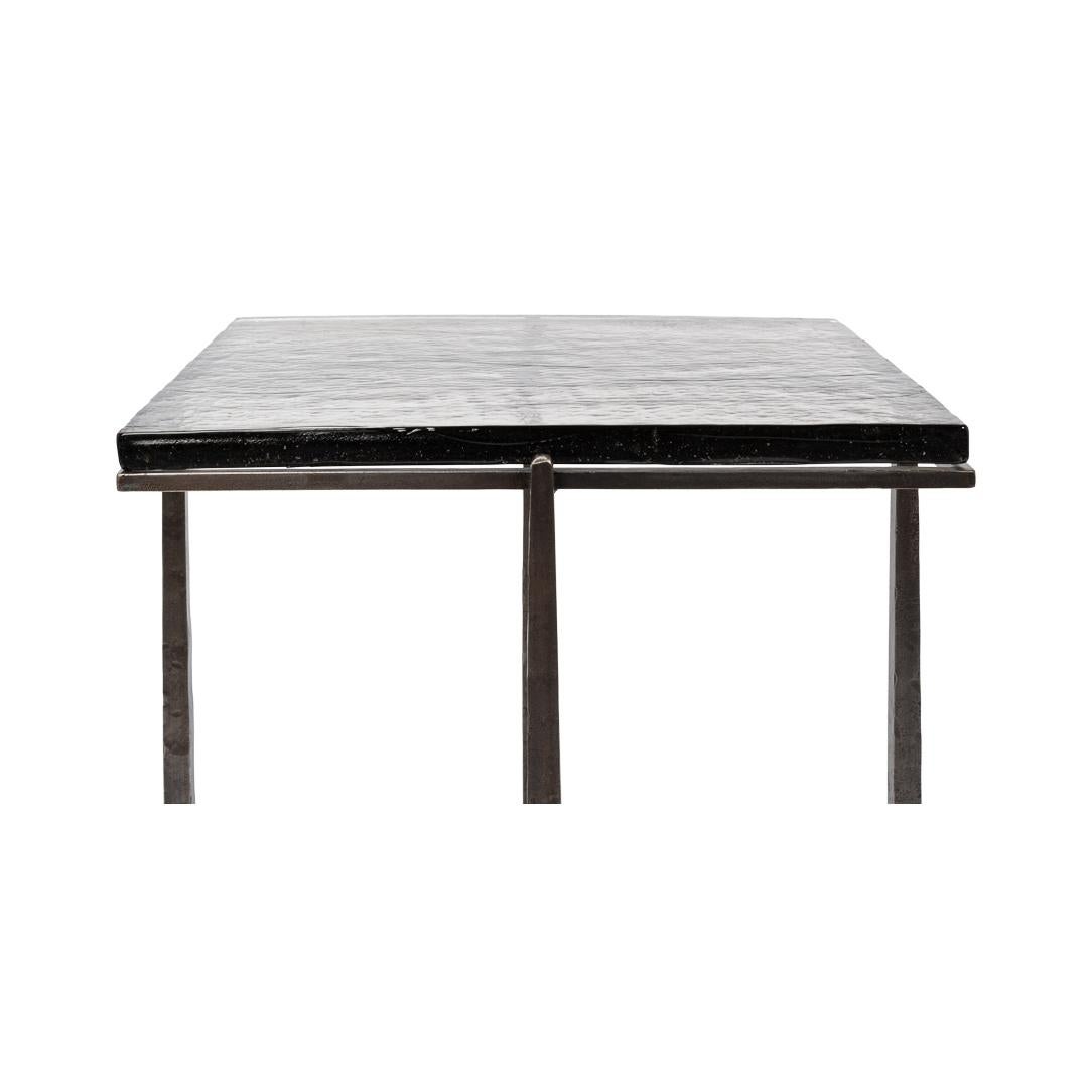 Square Contemporary End Table For Sale 1