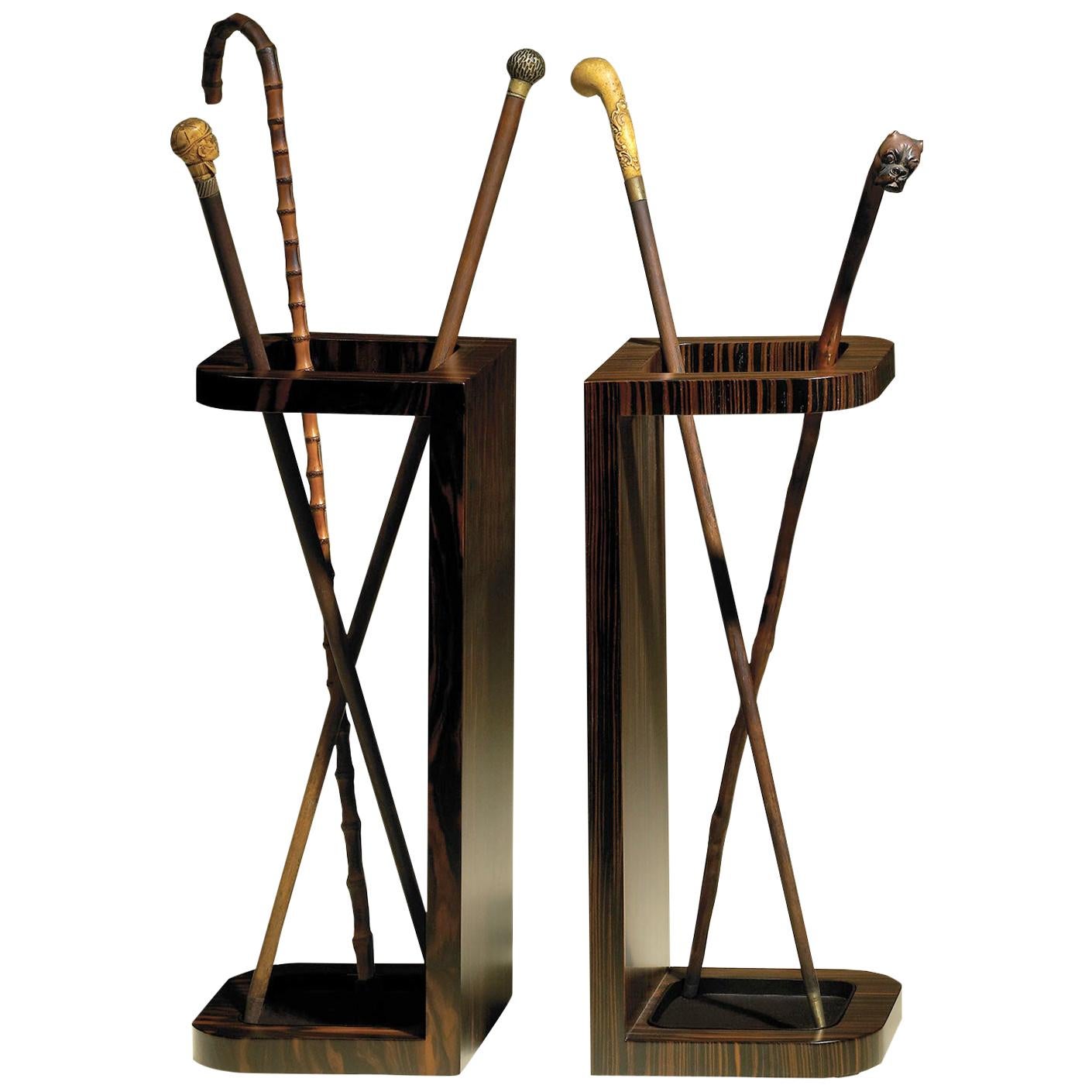 Square Contemporary and Customizable Umbrella Stand by Luísa Peixoto For Sale