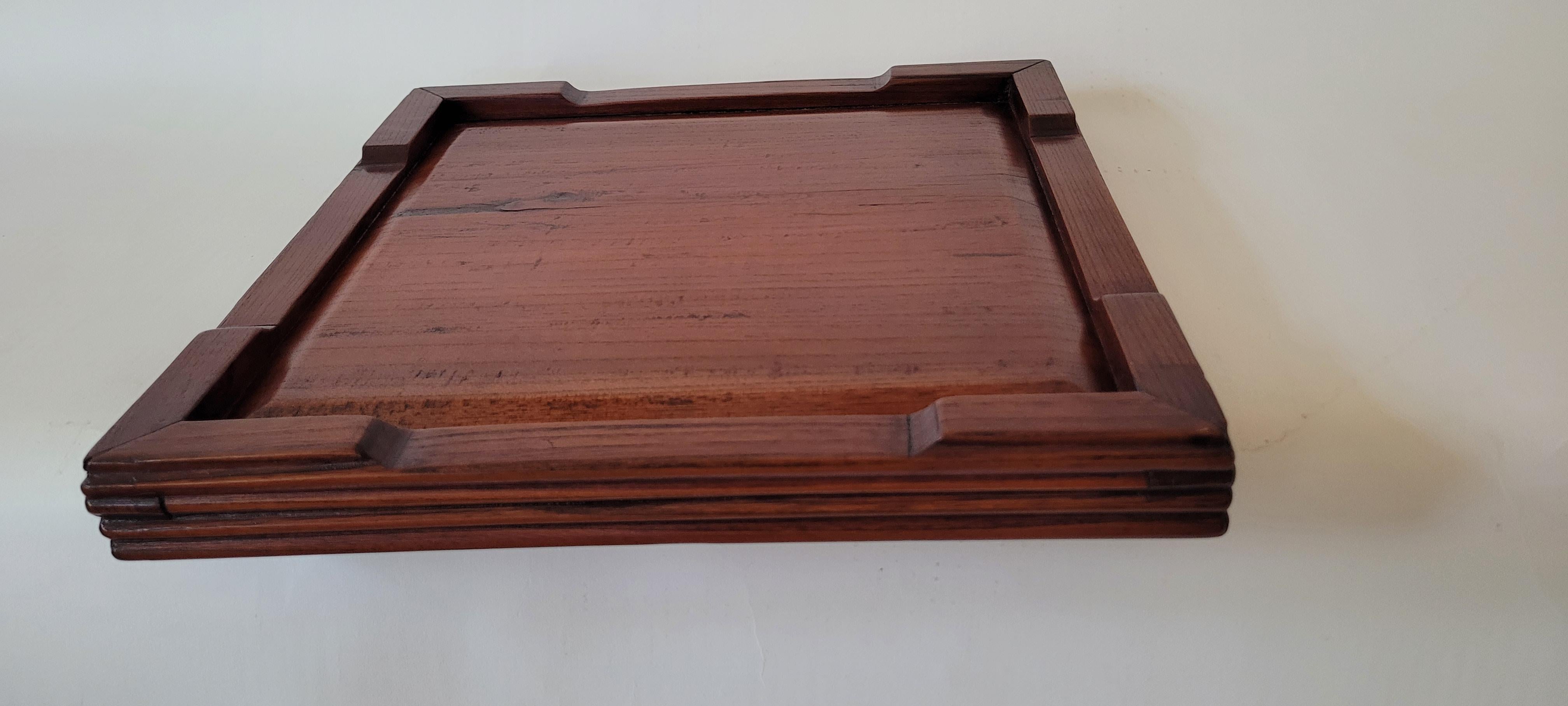 Square Cornered Tea Tray - Late 19th Century  For Sale 2