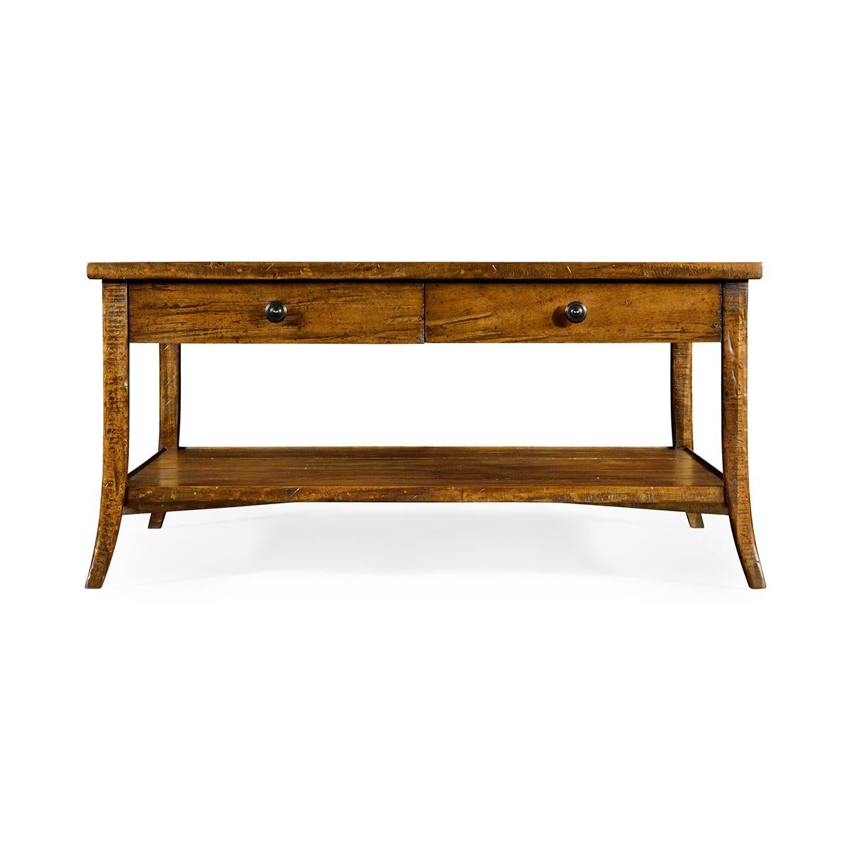 Vietnamese Square Country Coffee Table For Sale