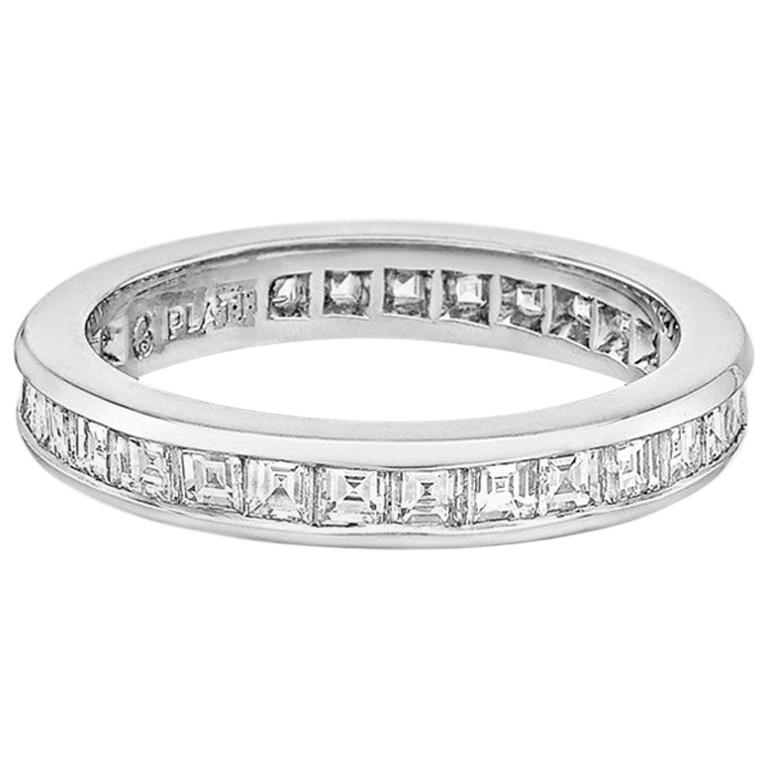 Square-Cut Diamond Eternity Band '1.80 Carat' For Sale