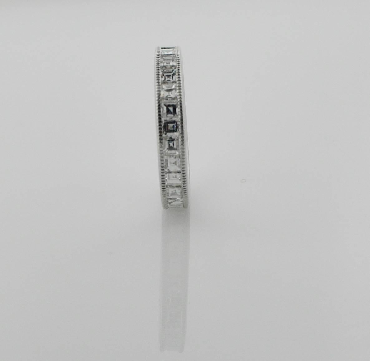 square diamond eternity rings