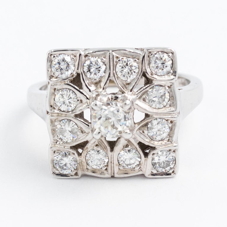 Square Cocktail Ring main image 0