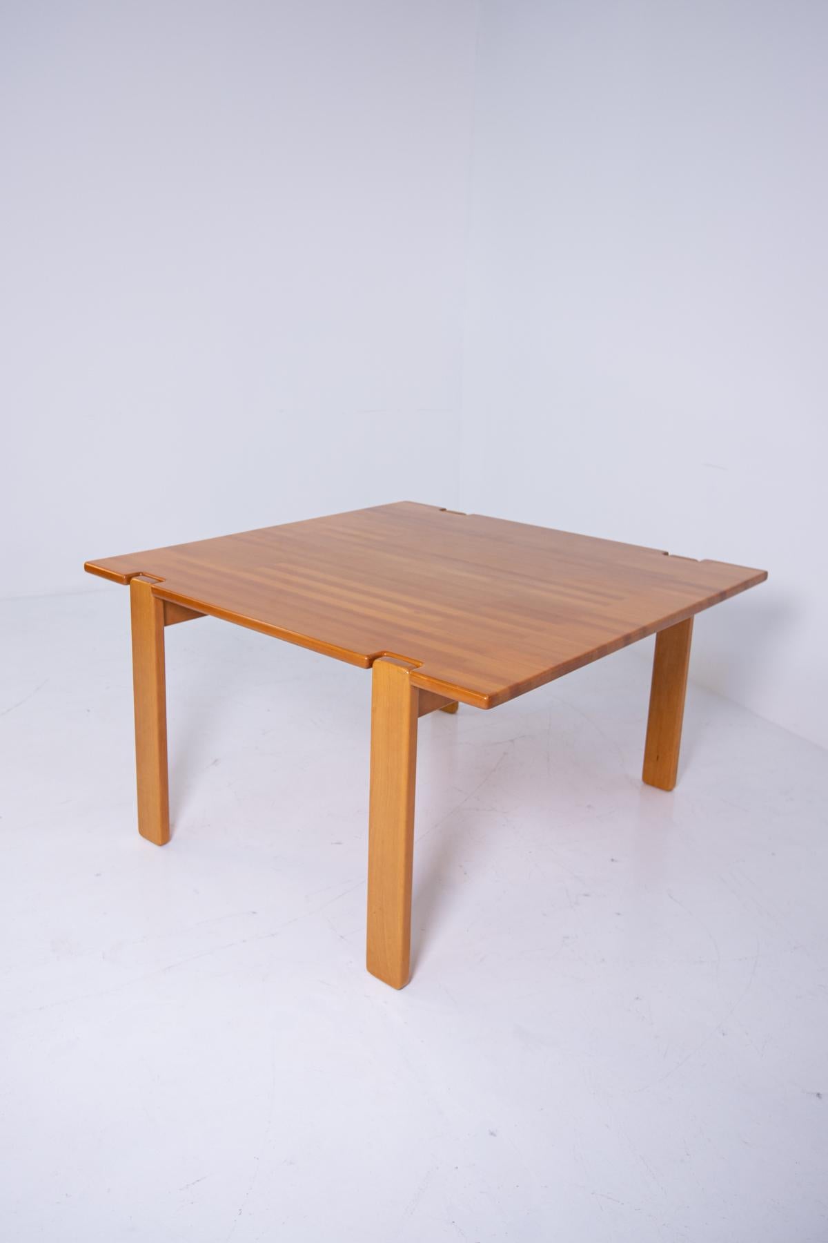 Square Dining Table by Afra and Tobia Scarpa, 1970s 3