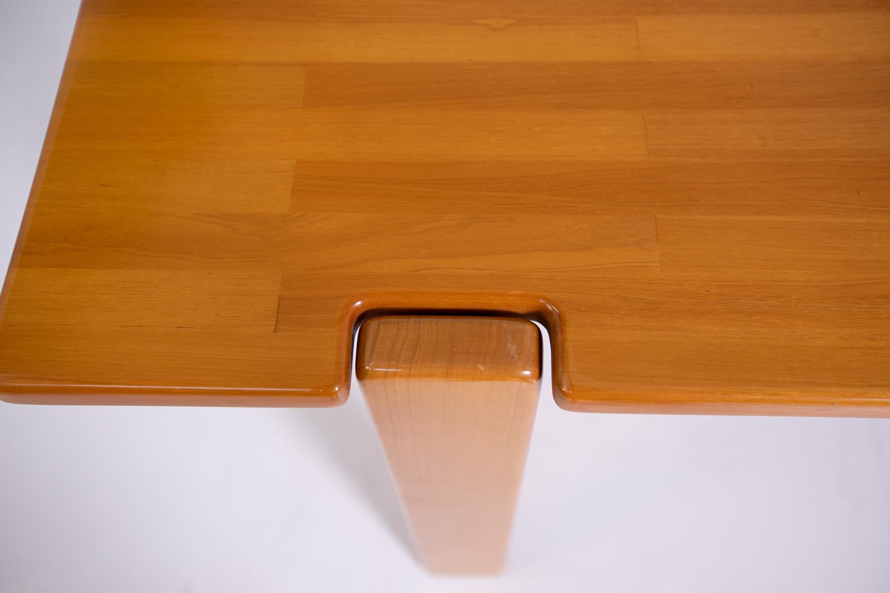 Modern Square Dining Table by Afra and Tobia Scarpa, 1970s