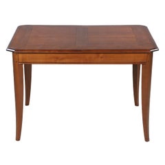 French ountryside style handcrafted extendable square dining table solid cherry