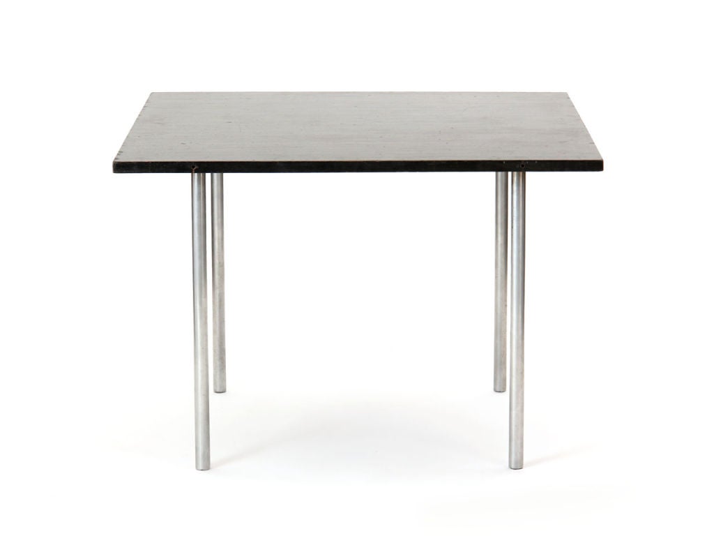 Square Dining Table with Leaves by Poul Kjaerholm In Good Condition For Sale In Sagaponack, NY