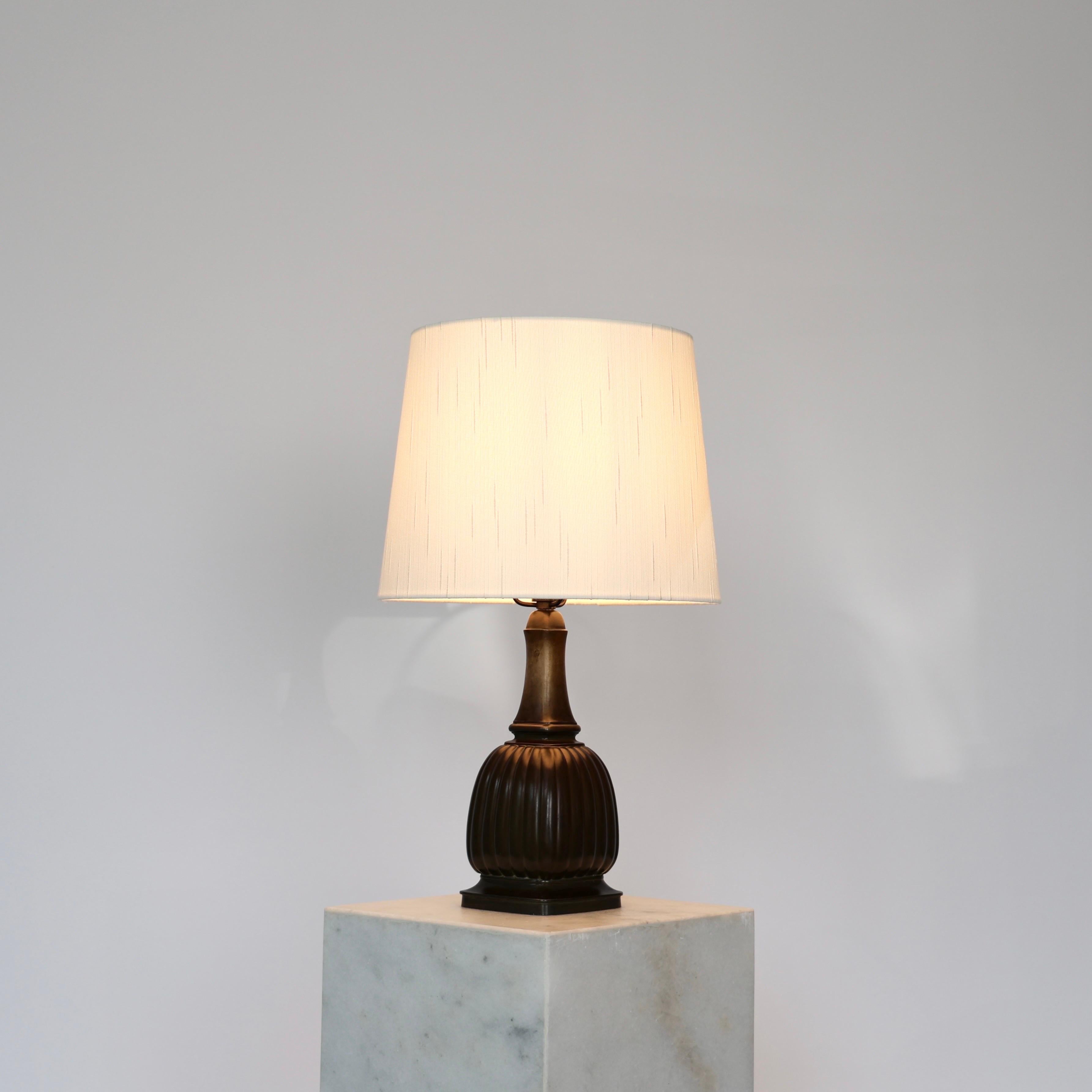 Square Diskometal Table Lamp by Just Andersen, 1930s, Denmark For Sale 6