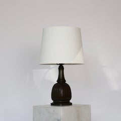 Quadratische Diskometal-Tischlampe von Just Andersen, 1930er Jahre, Dänemark
