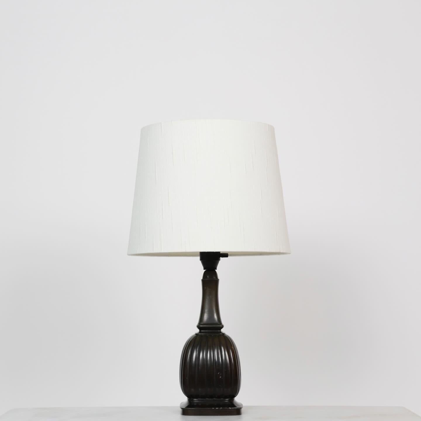 Danese Square Diskometal Table Lamp by Just Andersen, 1930s, Denmark in vendita