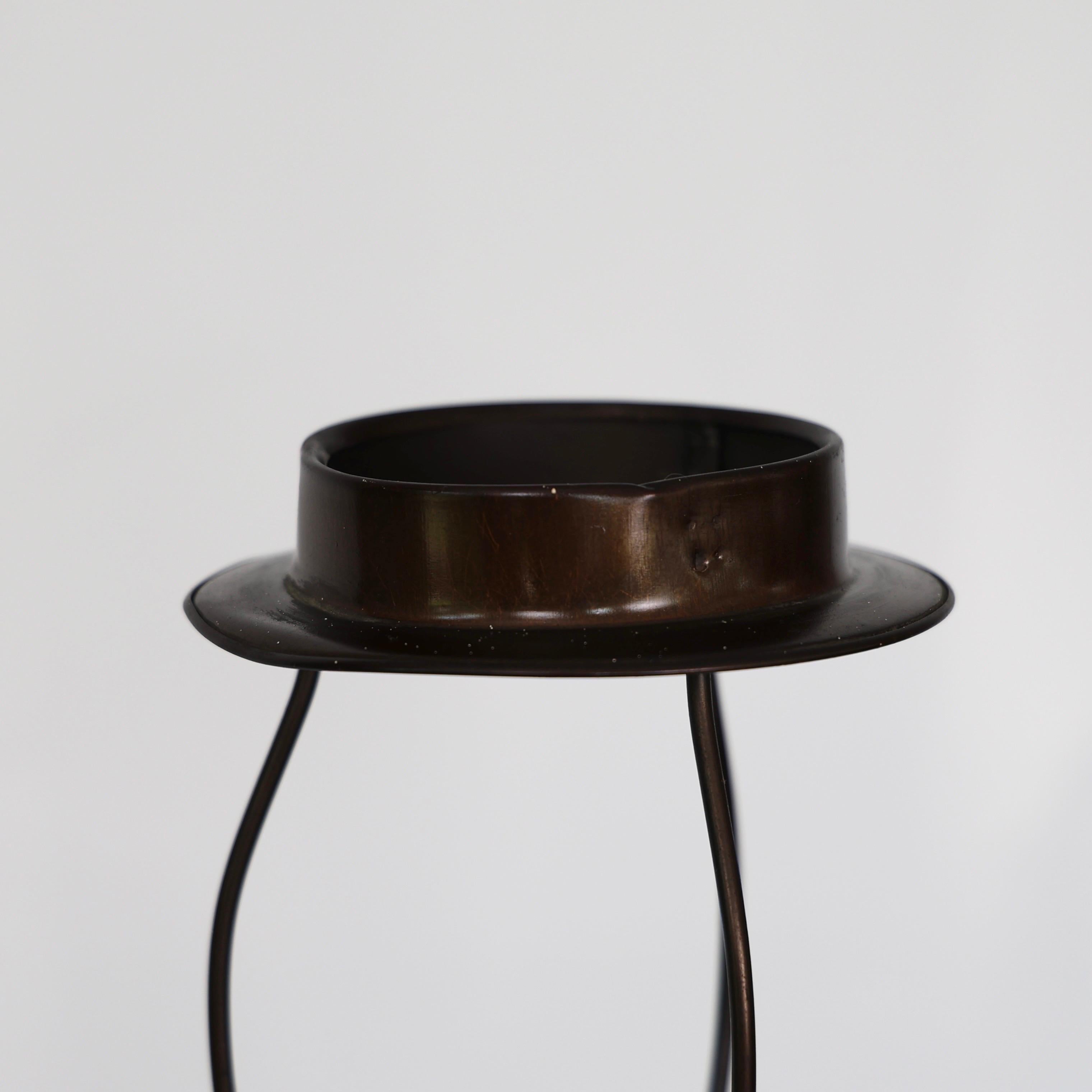 Square Diskometal Table Lamp by Just Andersen, 1930s, Denmark For Sale 2