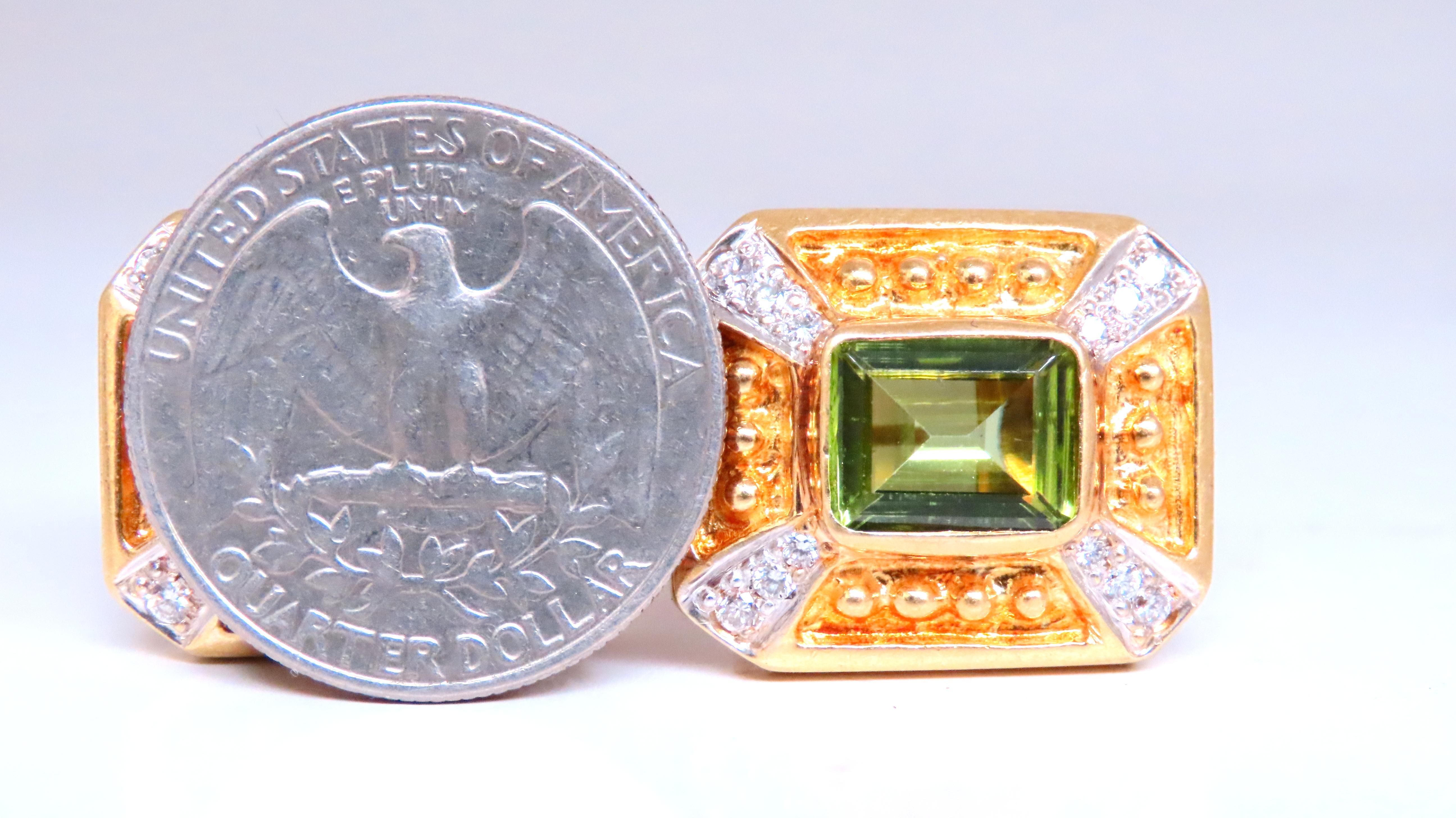 Pendientes de abalorios cuadrados Renacimiento Español 18kt 12507 en Nuevo estado para la venta en New York, NY