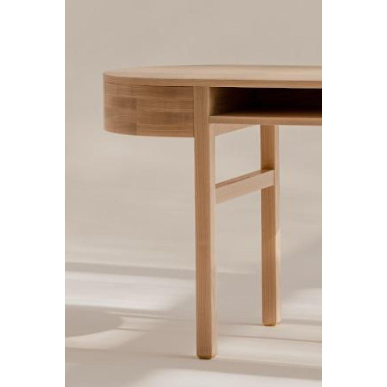 Post-Modern Square Drop Console Table by Nów For Sale