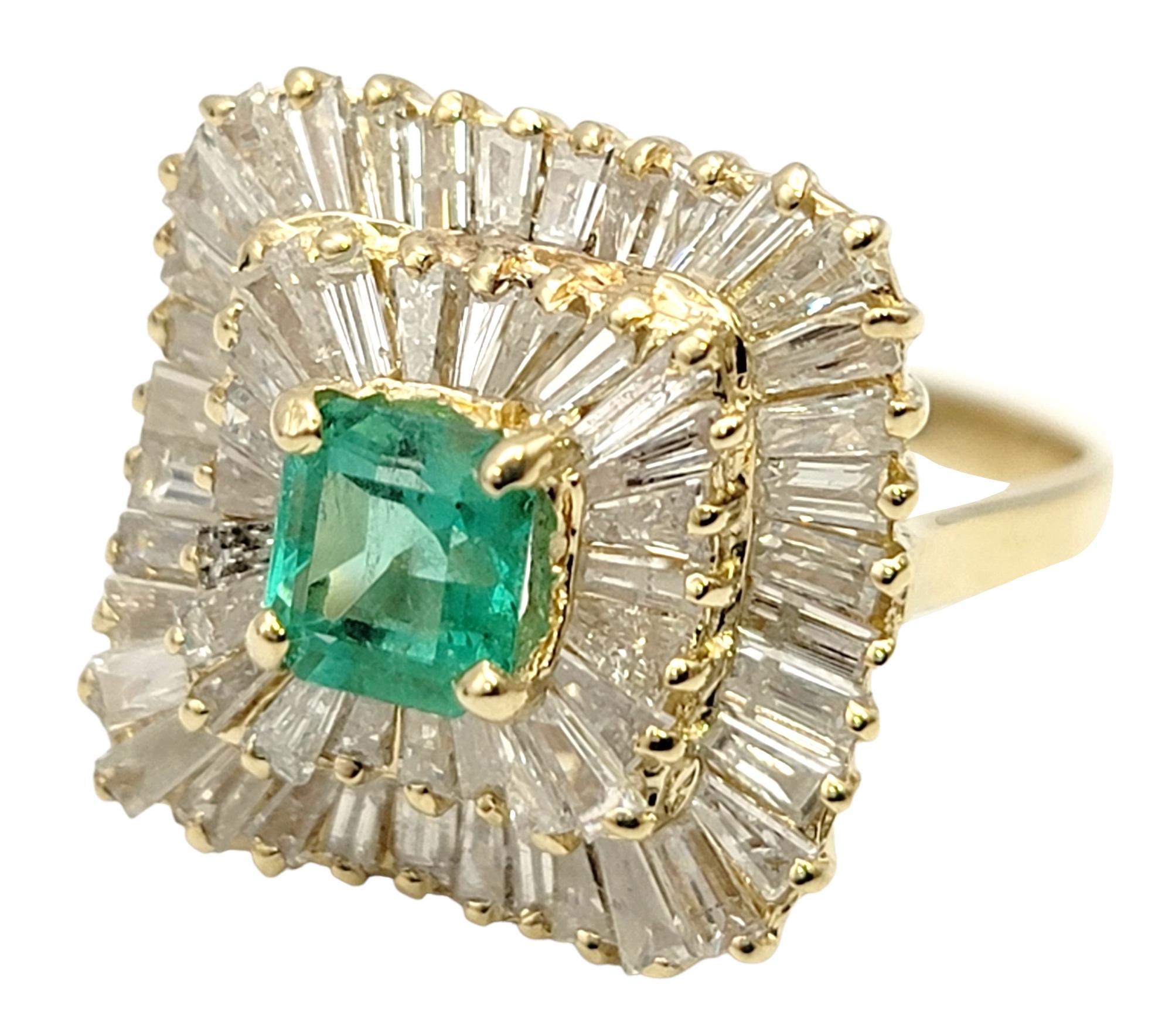 emerald baguette ring