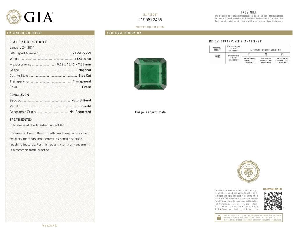 bague emeraude carre