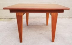 Square End or Coffee Table with Finger Joint Detail